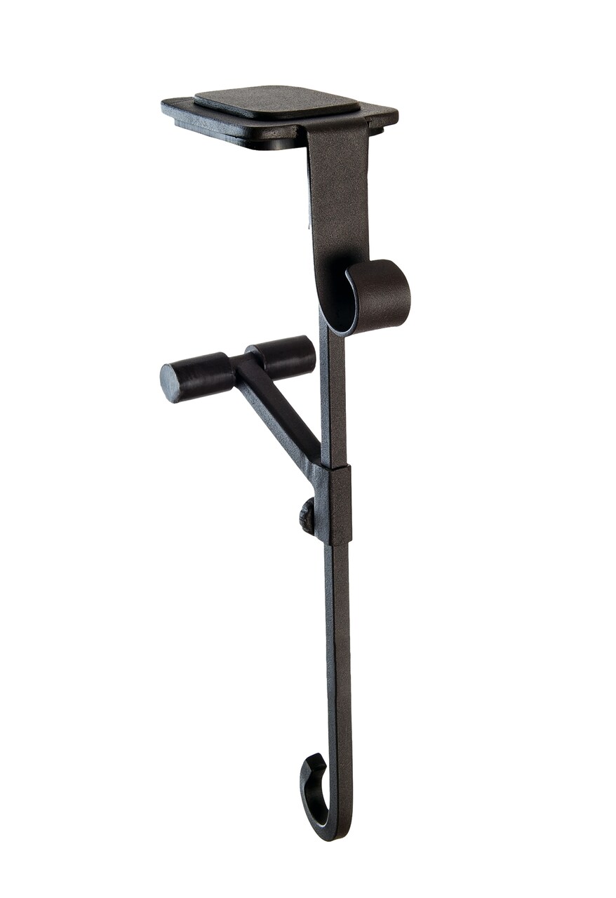 Northlight Set of 2 Brown Garland and Stocking Christmas Adjustable Mantle Hangers 8.5"